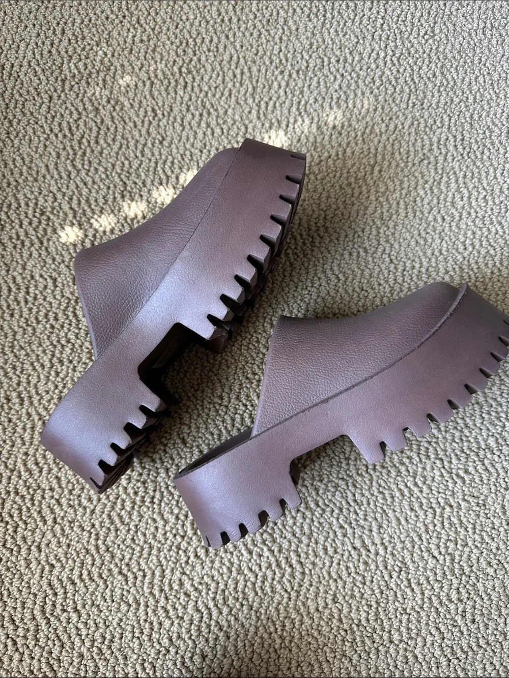 Jeffery Campbell Brown clogs size 8 - Picture 1 of 4